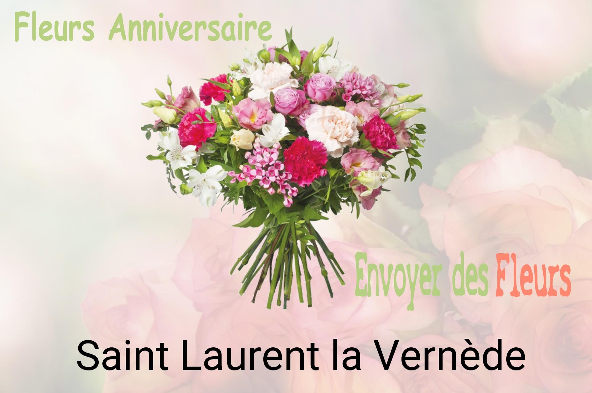 Bouquet de fleurs d’anniversaire livré à Saint-Laurent-la-Vernède