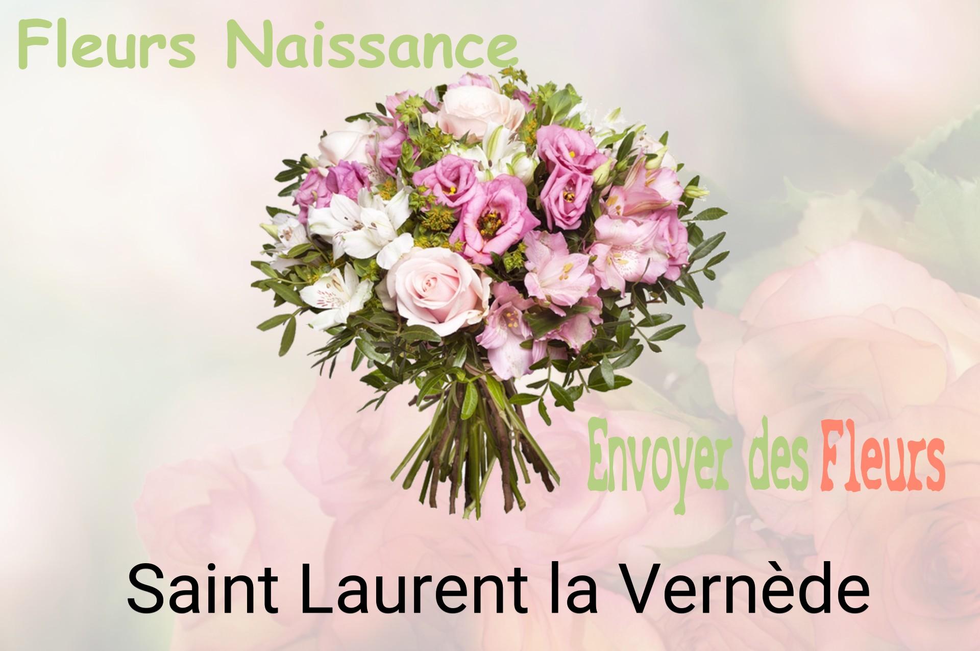Bouquet de fleurs de naissance livré à Saint-Laurent-la-Vernède